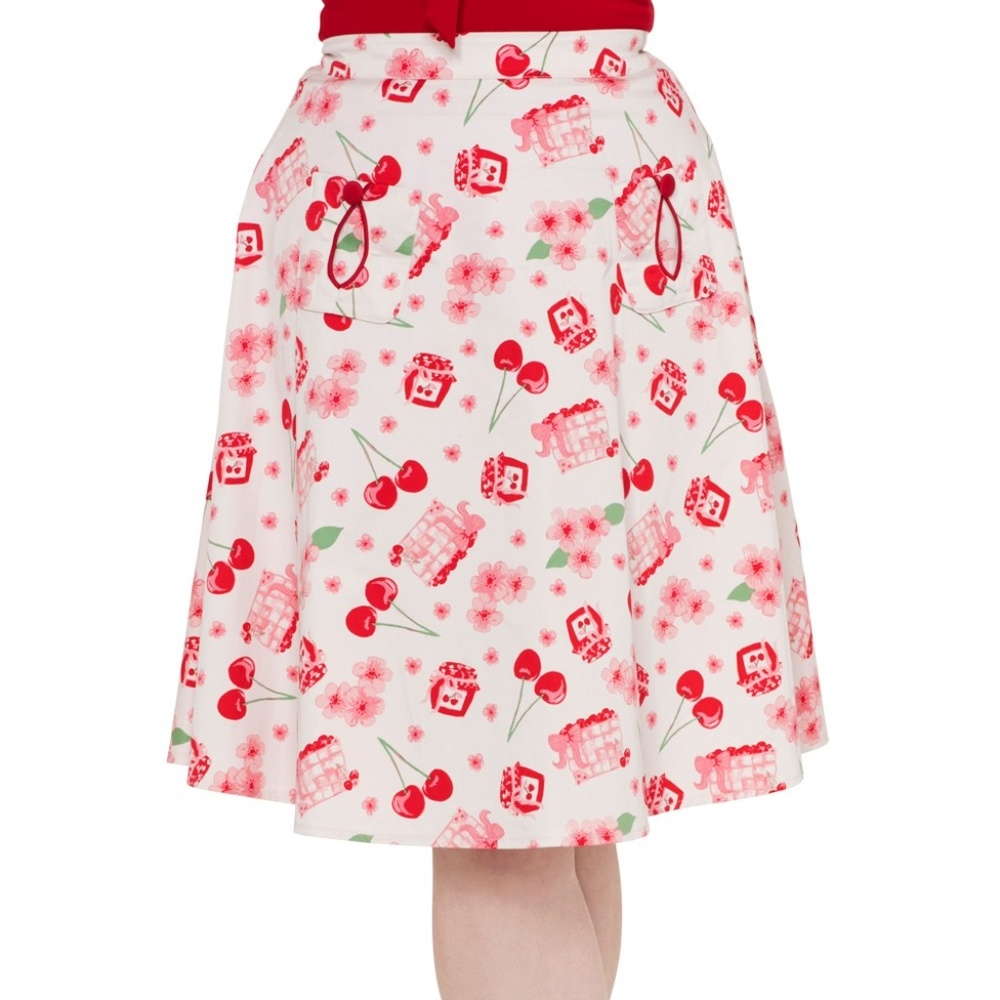Final Price!!! Voodoo Vixen Cherry Basket Skirt!